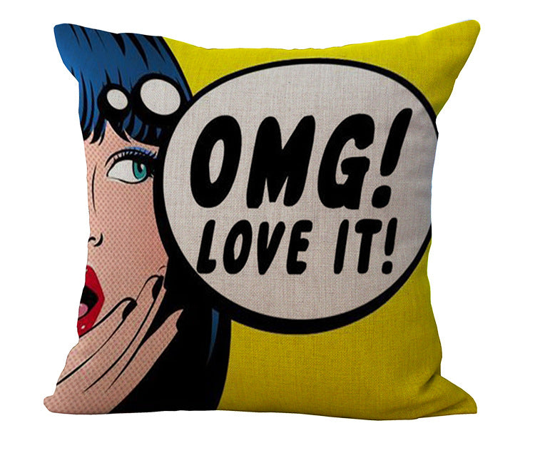 American Animation Comics Pillow