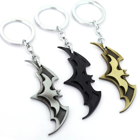 Bat Man Metal Keychain