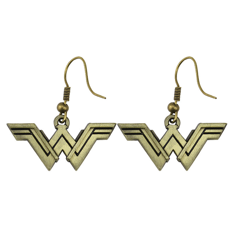 Fashion Wonder Woman Earrings