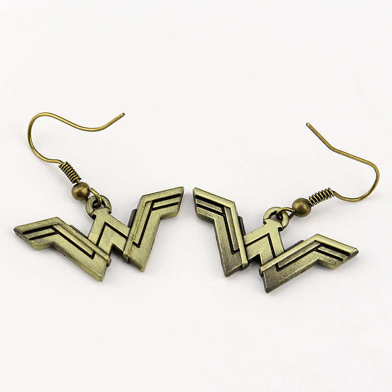 Fashion Wonder Woman Earrings