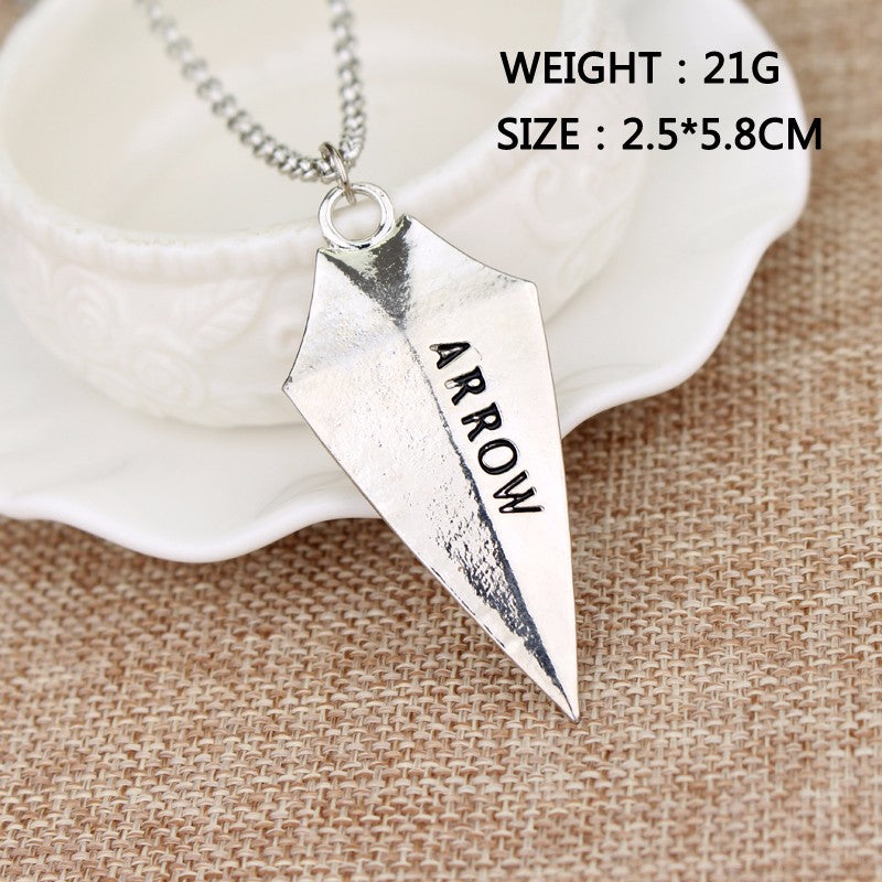Green Arrow Logo Necklace