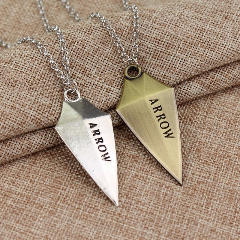 Green Arrow Logo Necklace