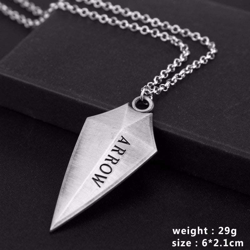 Green Arrow Logo Necklace