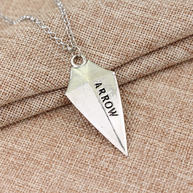 Green Arrow Logo Necklace