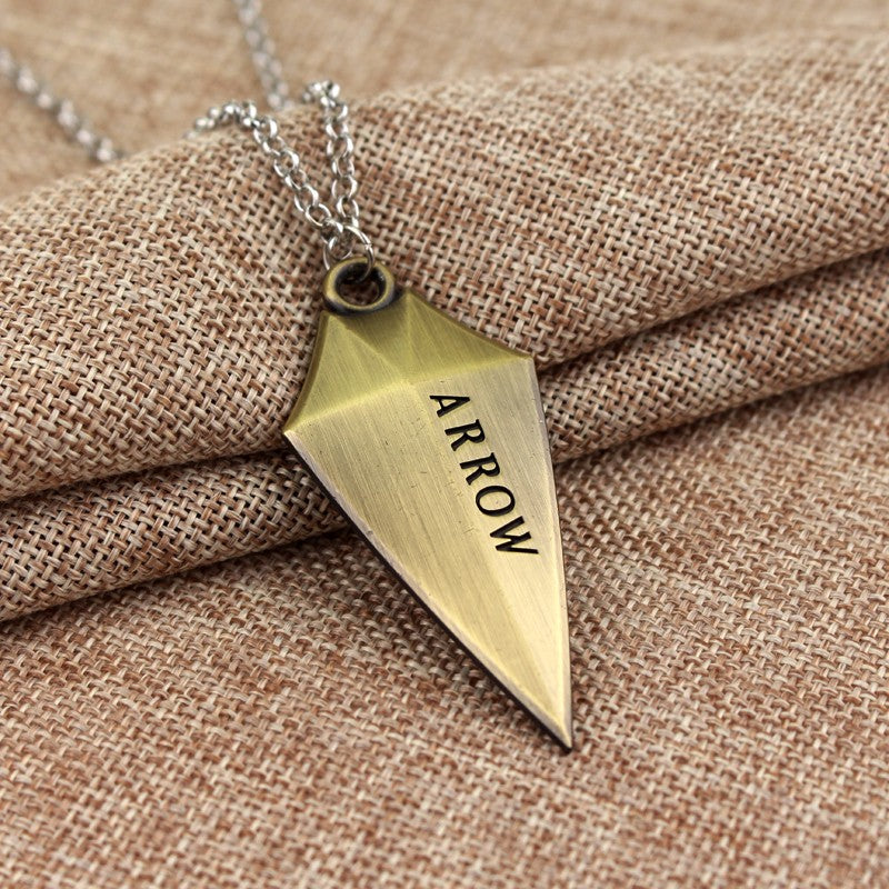 Green Arrow Logo Necklace