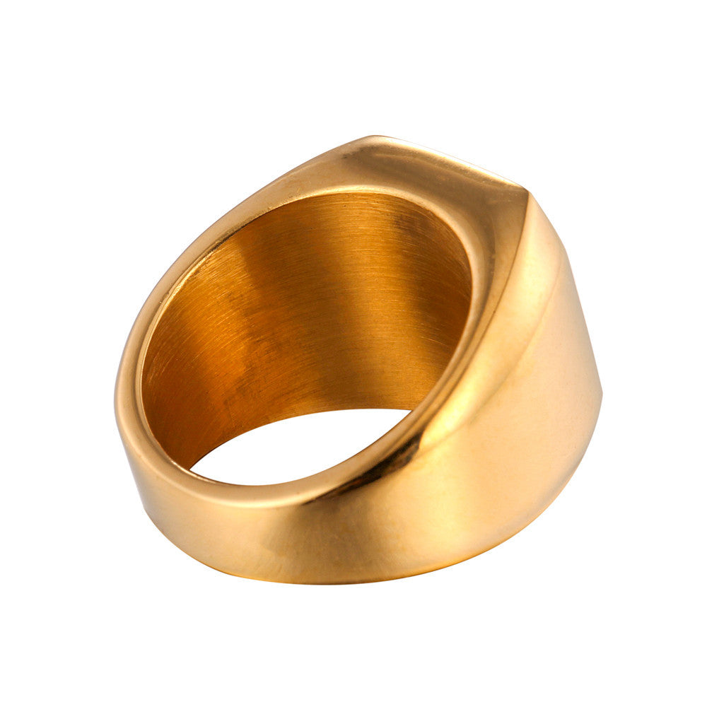 Batman Steel Polished Ring