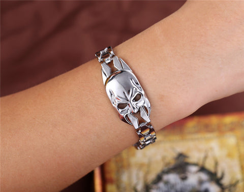 Silver Alloy Batman Bracelets