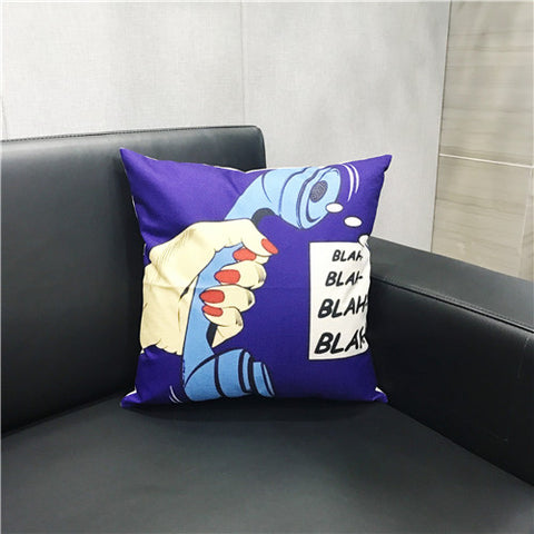 Hot Comics Pillow Cover