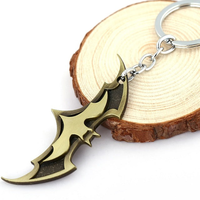 Bat Man Metal Keychain