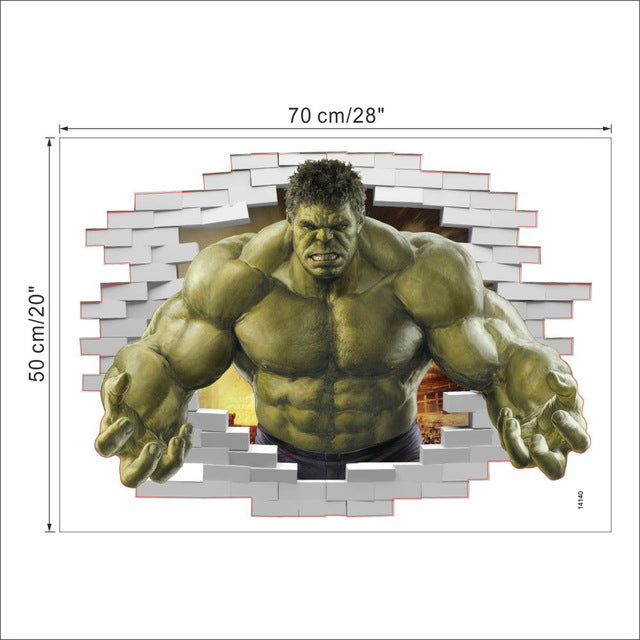 The Incredible HULK Wall Sticker